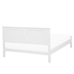 Bett mit Lattenrost Kiefernholz OLIVET 140 x 200 cm Weiss