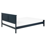 Bett mit Lattenrost Kiefernholz OLIVET 160 x 200 cm Dunkelblau