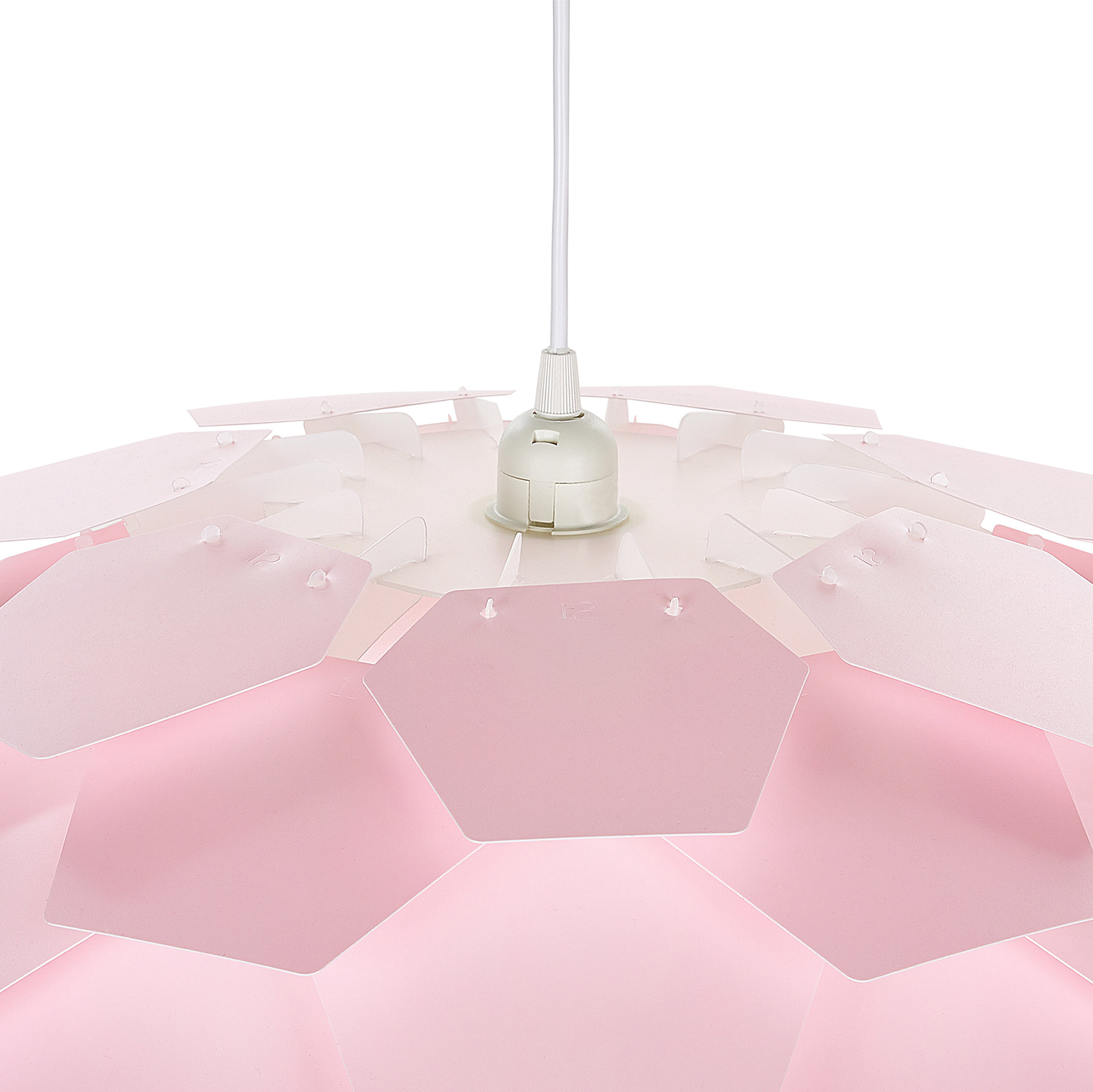 Hängelampe rosa 60 cm Zapfenform SEGRE Gross