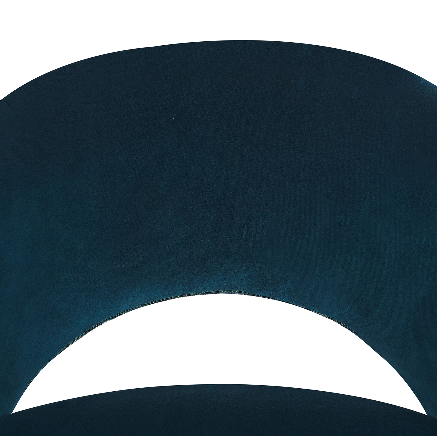 Esszimmerstuhl 2er Set VIVIAN Samtstoff Seeblau