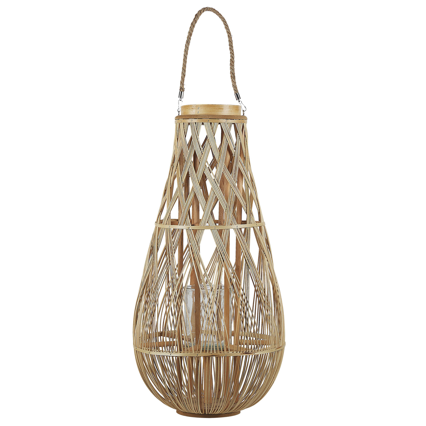 Laterne TONGA Bambusholz 77 cm Naturfarben
