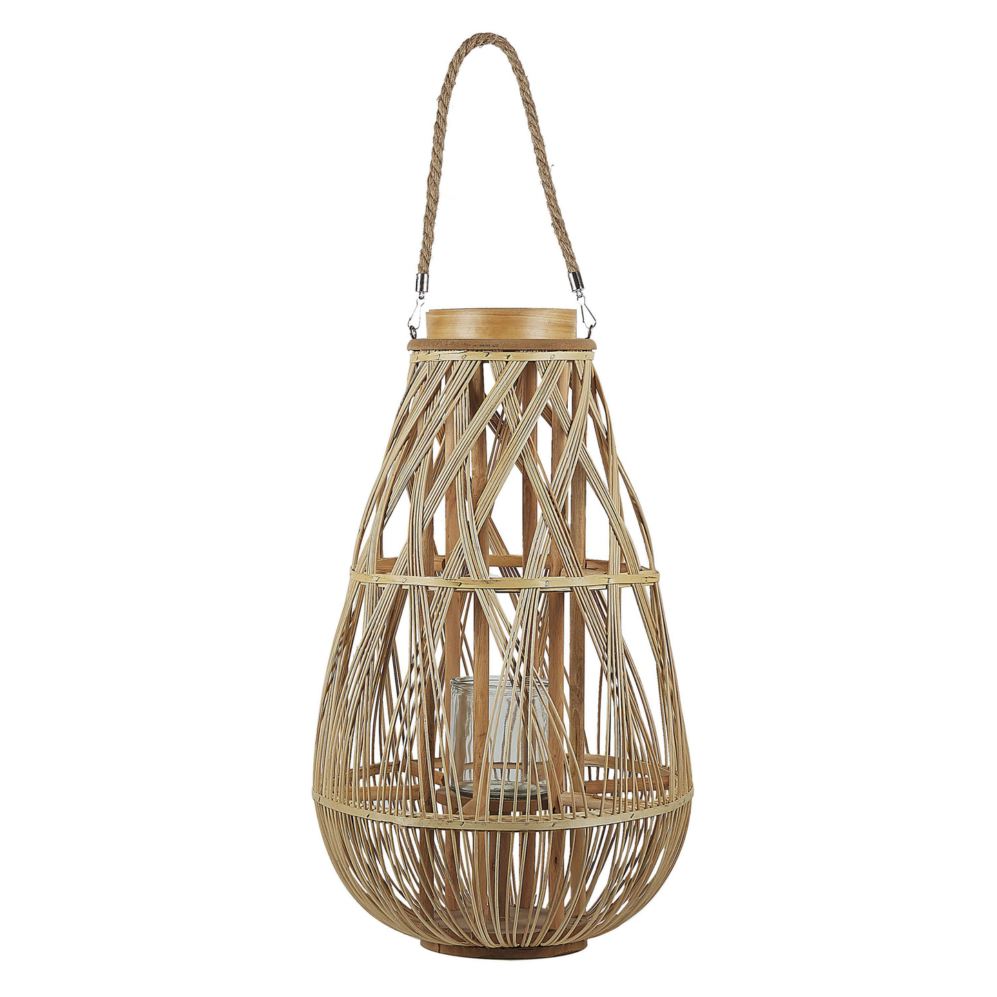 Laterne TONGA Bambusholz 56 cm Naturfarben