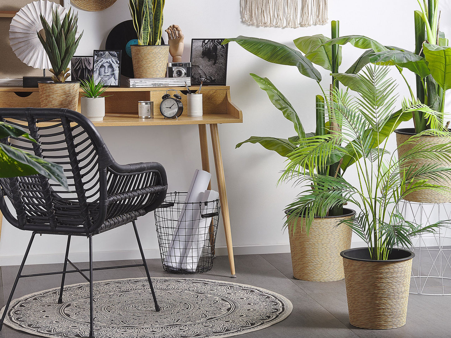 Kunstpflanze im Blumentopf 124 cm ARECA PALM