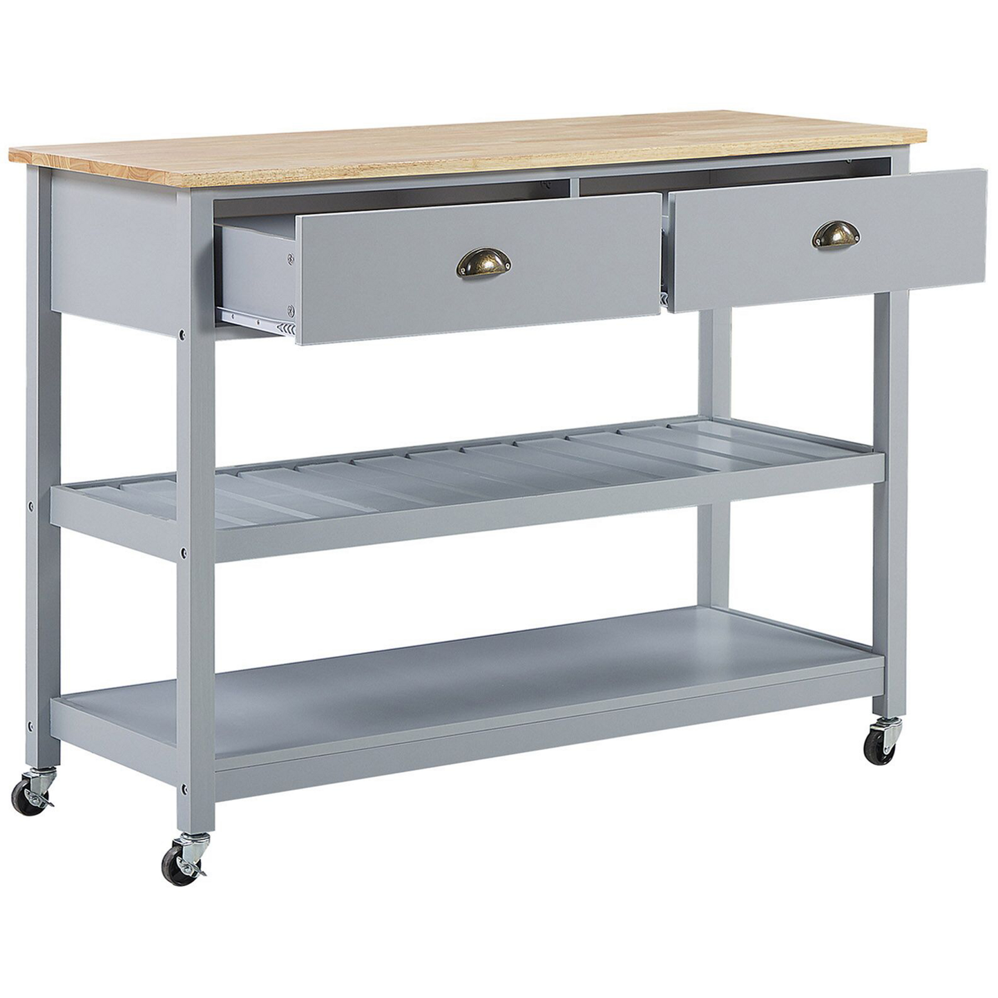 Servierwagen NAVARINO Holz Grau