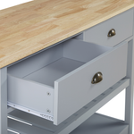 Servierwagen NAVARINO Holz Grau