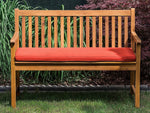 Bankauflage VIVARA 112 x 54 cm Dunkelrot
