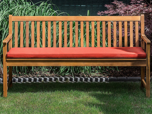 Bankauflage VIVARA 152 x 54 cm Dunkelrot