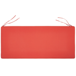 Bankauflage VIVARA 152 x 54 cm Dunkelrot