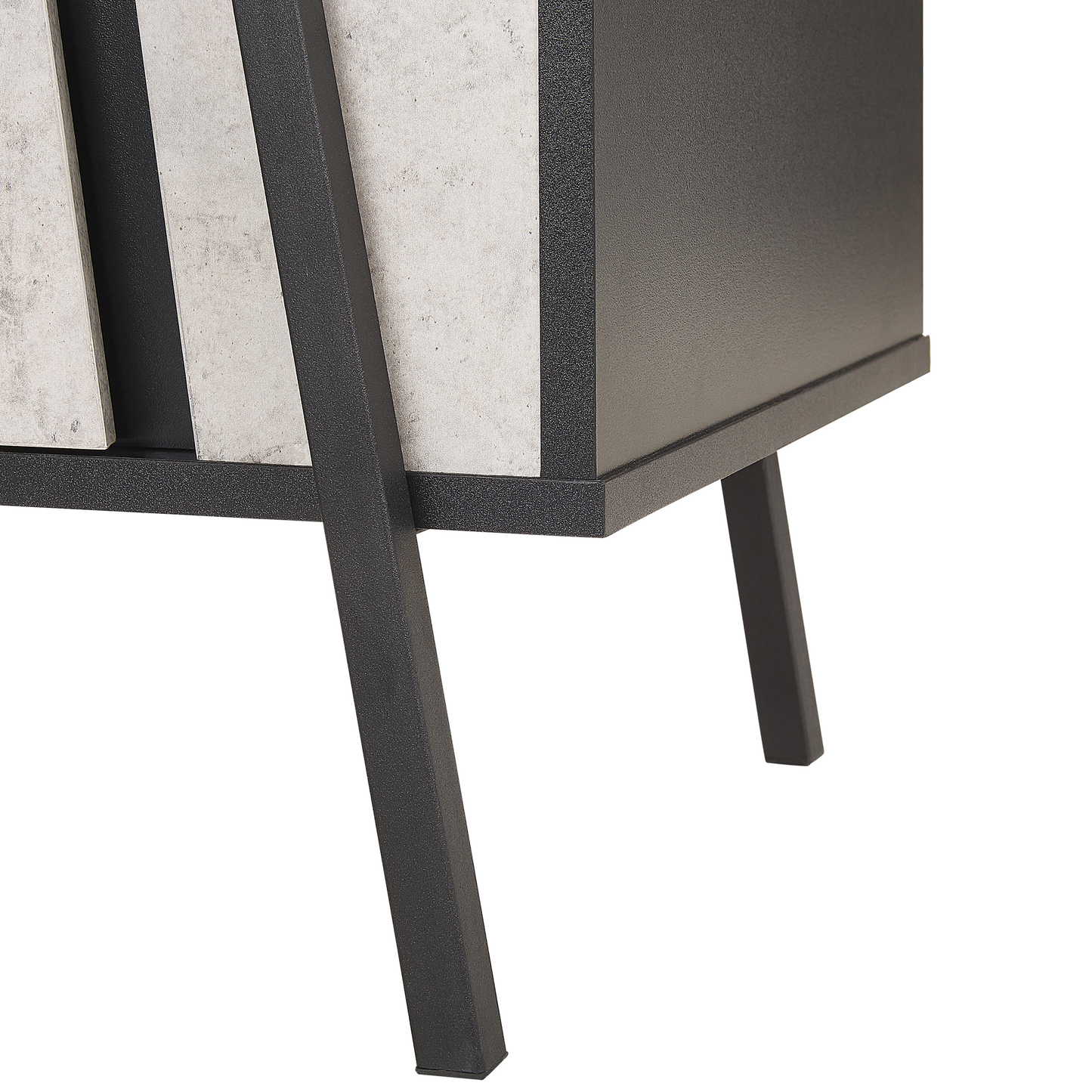 Sideboard mit 2 Türen BLACKPOOL 75 cm Betonoptik Hellgrau