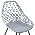 Esszimmerstuhl 2er Set CANTON Hellgrau