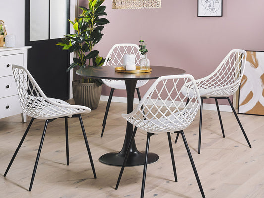 Esszimmerstuhl 2er Set CANTON Weiss