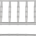 Esszimmerstuhl 4er Set klappbar MACHIAS Buchenholz Silber