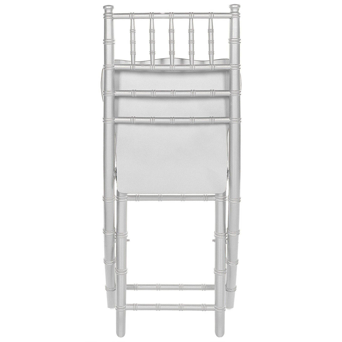 Esszimmerstuhl 4er Set klappbar MACHIAS Buchenholz Silber