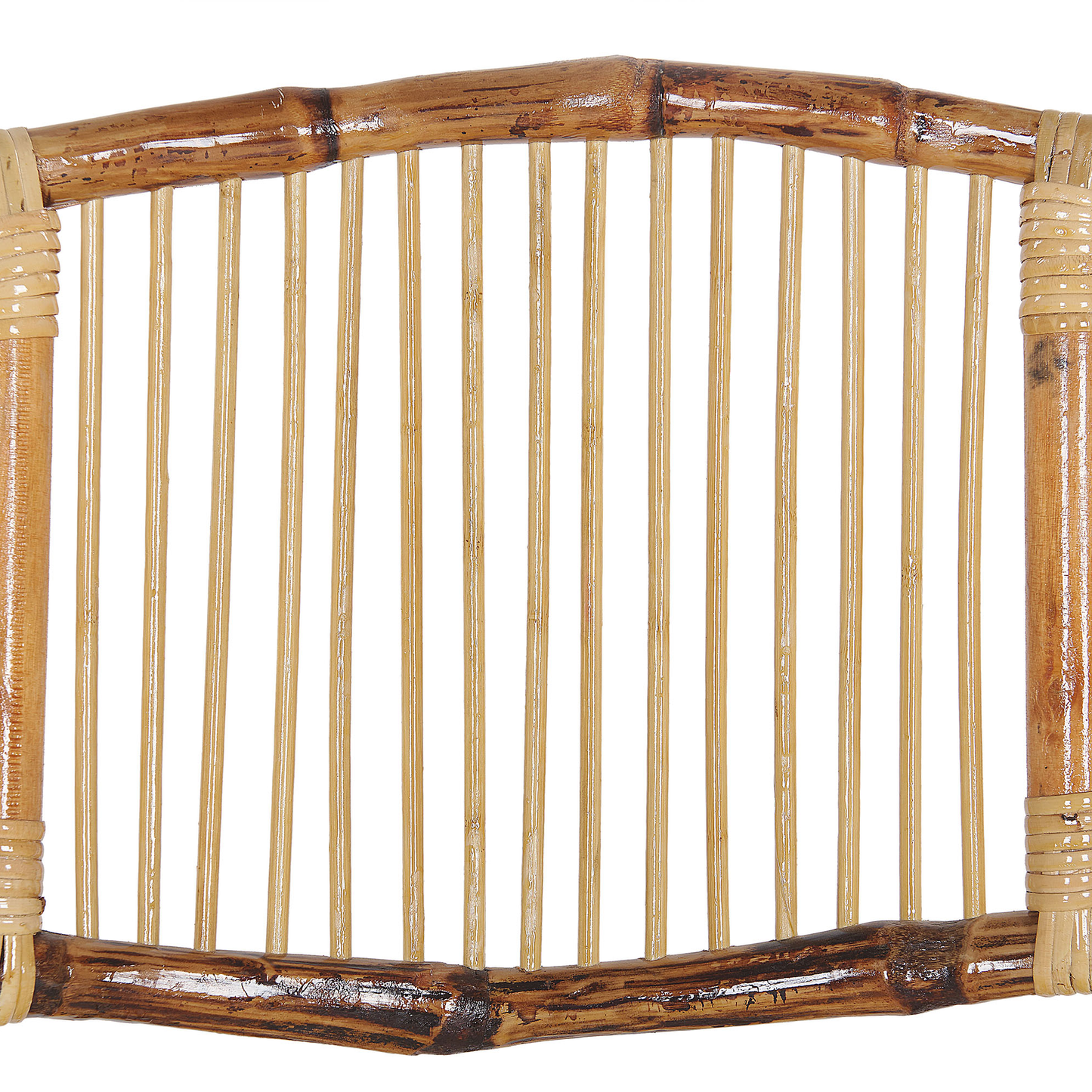 Esszimmerstuhl 4er Set klappbar TRENTOR Bambusholz Naturfarben