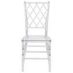 Esszimmerstuhl 2er Set CLARION Transparent