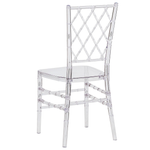 Esszimmerstuhl 2er Set CLARION Transparent