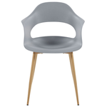 Esszimmerstuhl 2er Set UTICA Hellgrau