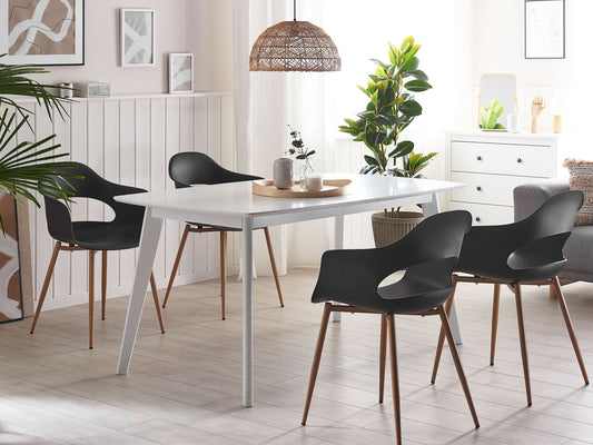 Esszimmerstuhl 2er Set UTICA Schwarz