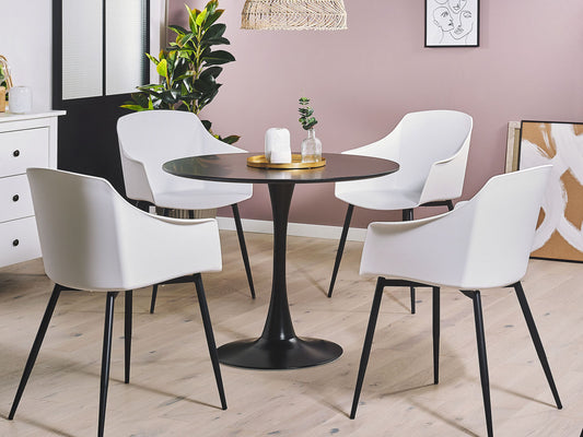 Esszimmerstuhl 2er Set FONDA Weiss