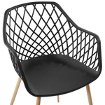 Esszimmerstuhl 2er Set NASHUA Schwarz