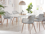 Esszimmerstuhl 2er Set NASHUA Hellgrau
