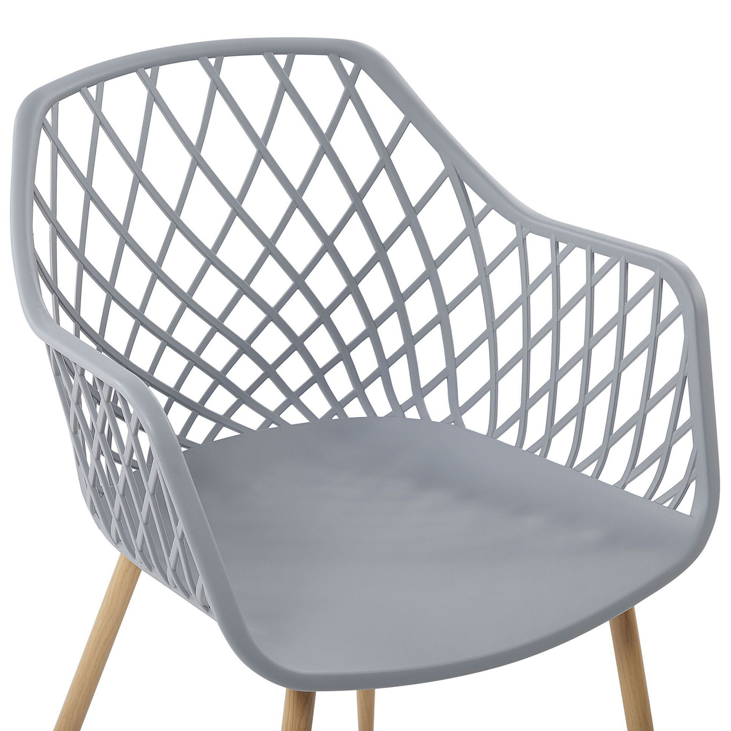 Esszimmerstuhl 2er Set NASHUA Hellgrau