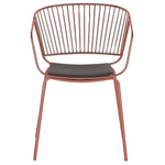 Esszimmerstuhl 2er Set RIGBY Metall Kupfer