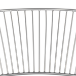 Esszimmerstuhl 2er Set Metall Silber RIGBY