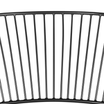 Esszimmerstuhl 2er Set RIGBY Metall Schwarz