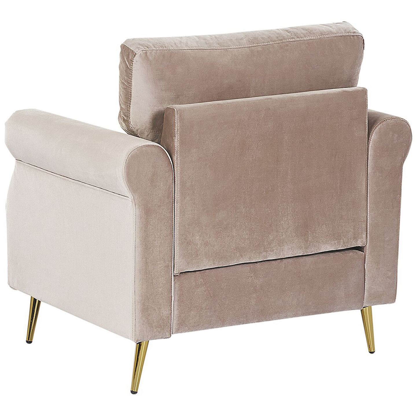 Sessel VIETAS Samtstoff Taupe