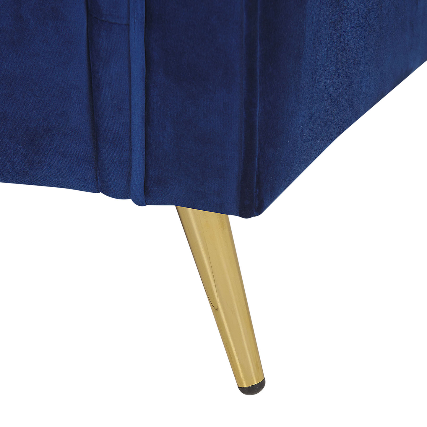 Sessel VIETAS Samtstoff Marineblau