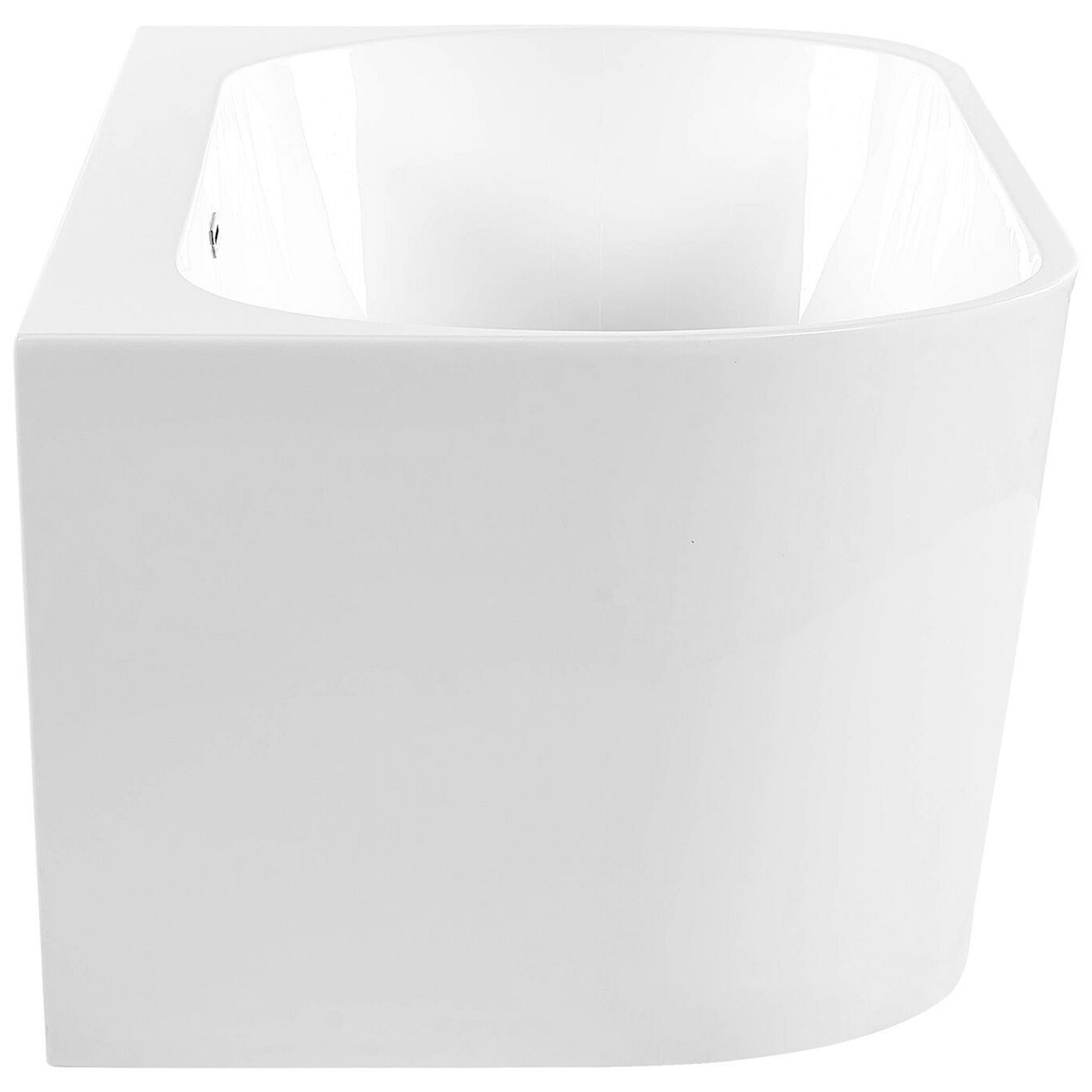Badewanne weiss ovale Form 170 x 80 cm HARVEY