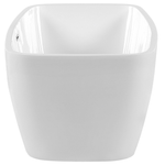 Badewanne freistehend weiss rechteckig 170 x 78 cm MINGO