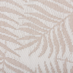 Outdoor Teppich beige 60 x 105 cm Palmenmuster Kurzflor KOTA