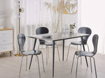 Esstisch SANTIAGO Grauer Betoneffekt 120 cm 80 cm