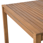 Gartenmöbel Set 8-Sitzer SASSARI inkl. Kissen Akazienholz Marineblau