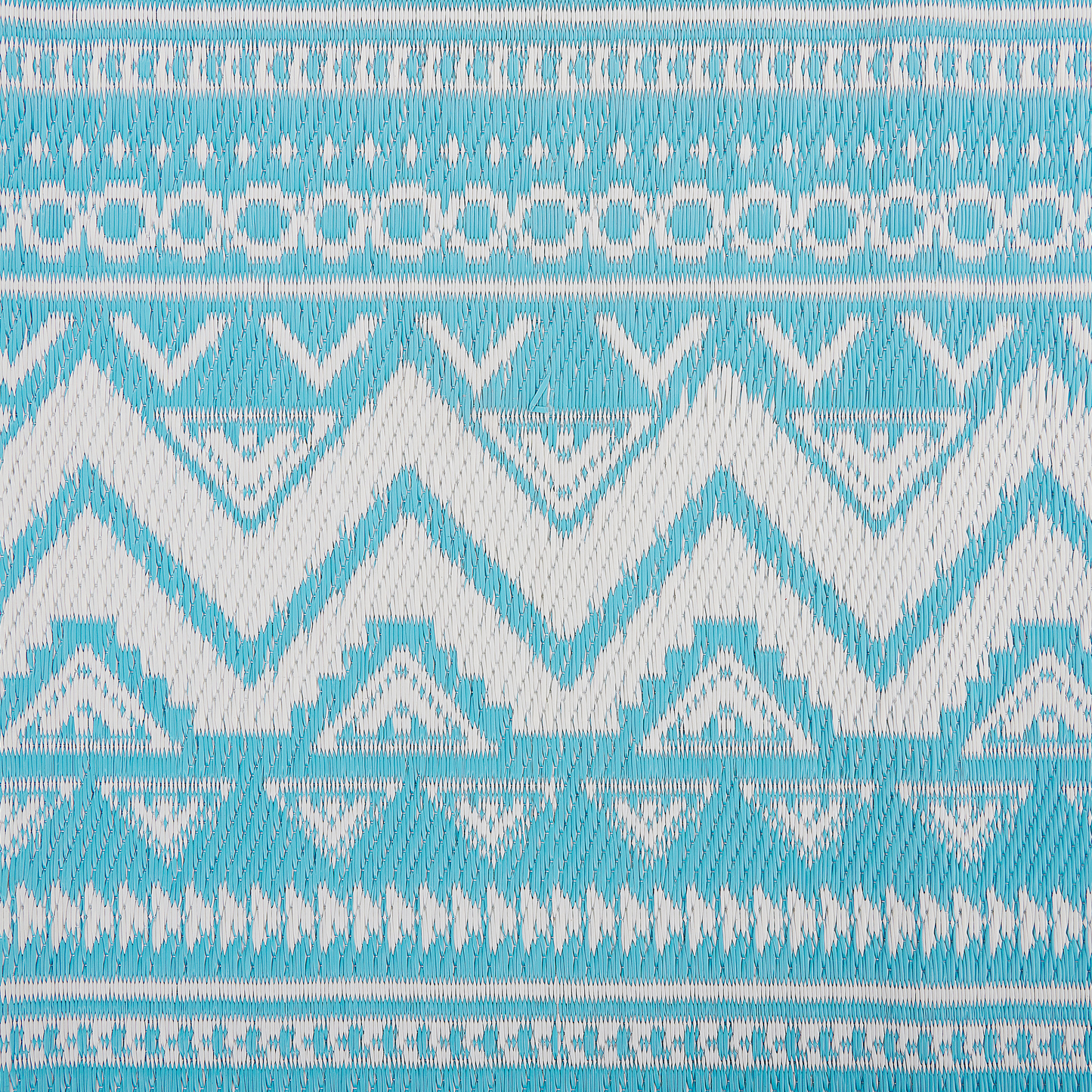 Outdoor Teppich türkis 120 x 180 cm geometrisches Muster NAGPUR