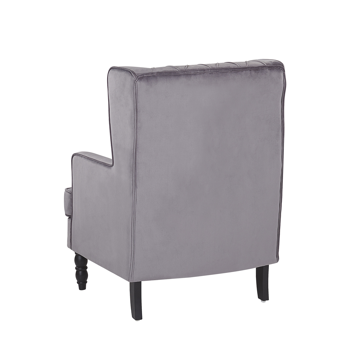 Sessel SANDSET Samtstoff Grau