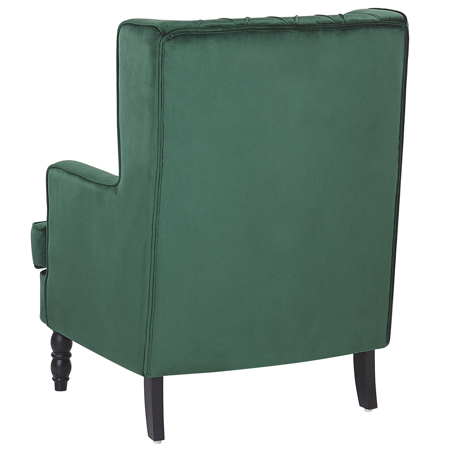 Sessel SANDSET mit Fussstütze Samtstoff Dunkelgrün