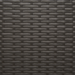 Aufbewahrungsbox MODENA Polyrattan 155 cm 75 cm Braun