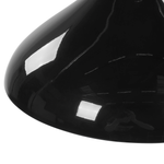 Hängelampe schwarz Kegelform ISKAR