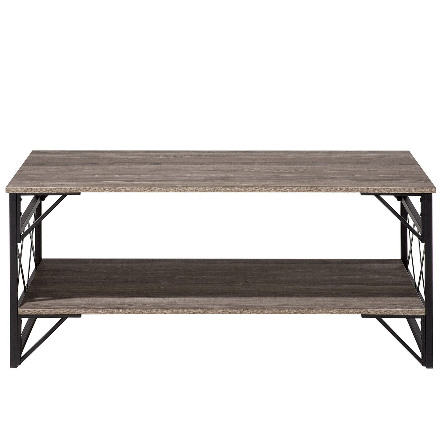Couchtisch Holzoptik taupe rechteckig BOLTON