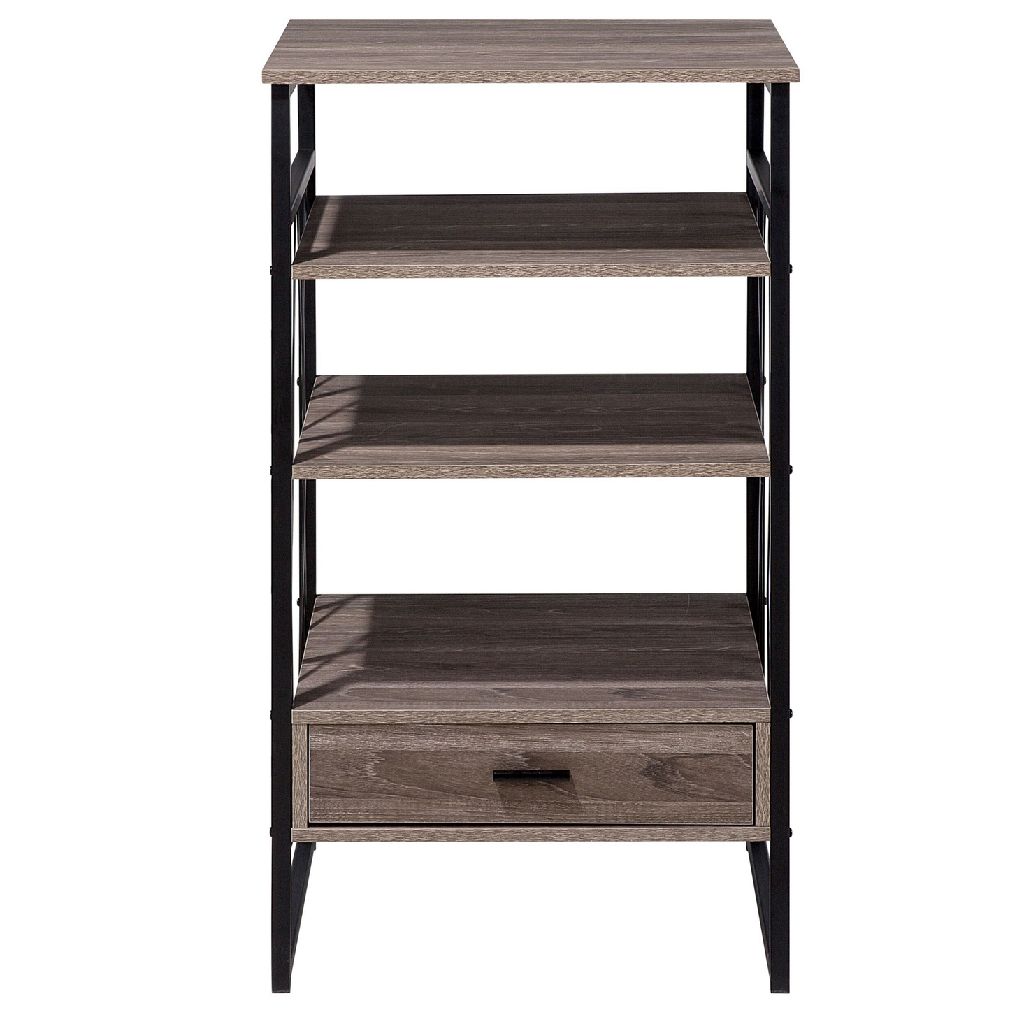 Bücherregal mit 3 Fächern KEENE 101 cm Taupe