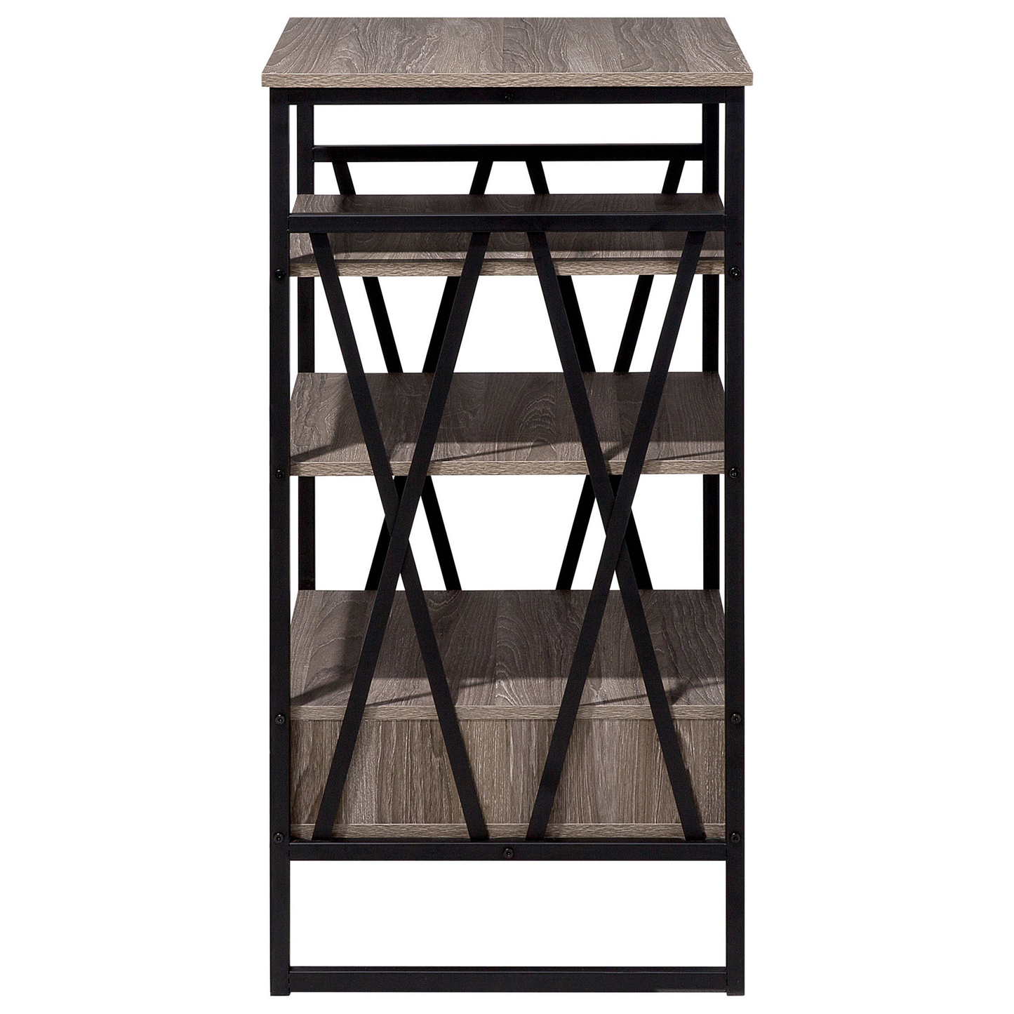 Bücherregal mit 3 Fächern KEENE 101 cm Taupe