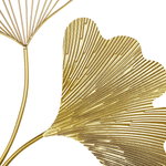 Wandobjekt Blume INDIUM Metall 79 cm Gold