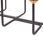 Kerzenständer BANGKA Metall 12 cm Schwarz