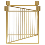 Kerzenständer MINDORO Metall 23 cm Gold