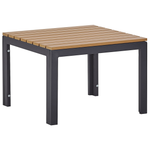 Garten Ecksofa mit Tisch 4-Sitzer PIENZA rechtsseitig modular Grau