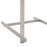 Gartenstuhl 2er Set COSOLETO Edelstahl Grau