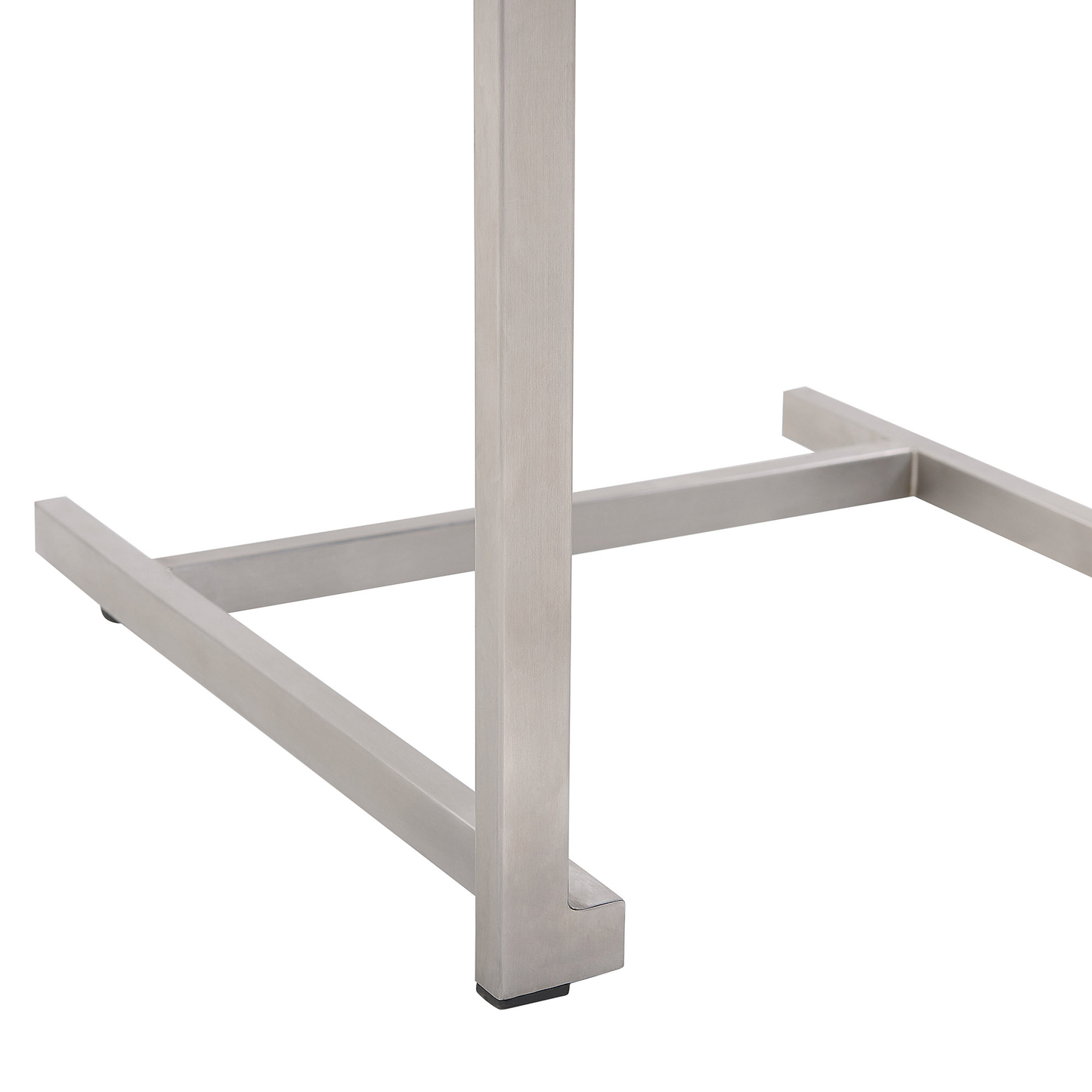 Gartenstuhl 2er Set COSOLETO Edelstahl Beige